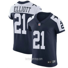 Ezekiel Elliott Dallas Cowboys Mens Elite Alternate Vapor Navy Jersey Bestplayer